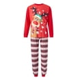 thumbnail image 5 of DuAnyozu Family Christmas PJs Matching Sets, Red Plaid Xmas Pajamas Holiday Home Long Sleeve Sleepwear Jammies Clothes, 5 of 9