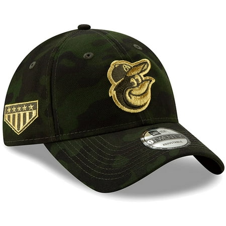 Baltimore Orioles New Era 2019 MLB Armed Forces Day 9TWENTY Adjustable Hat - Camo -