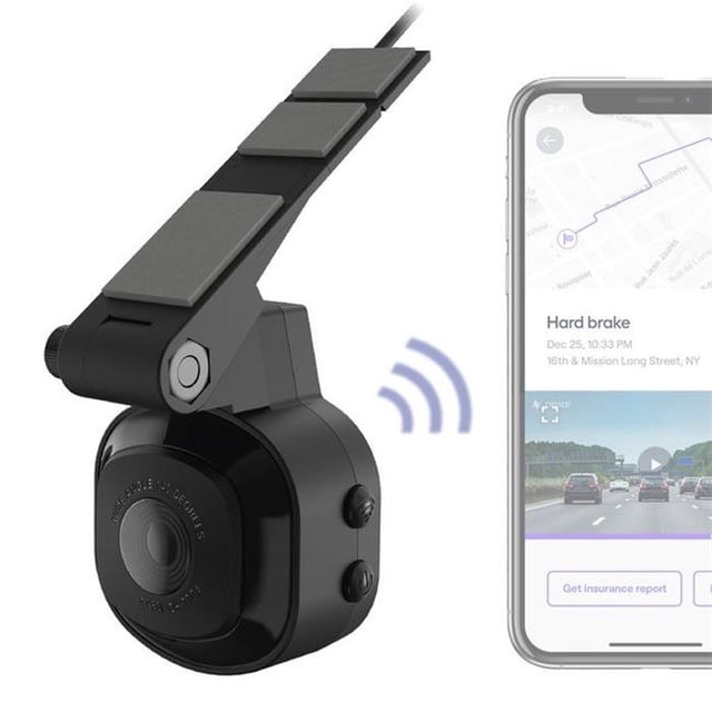 Scosche NEXC1 1080P WiFi Smart Dash Camera with Nexar1, Black