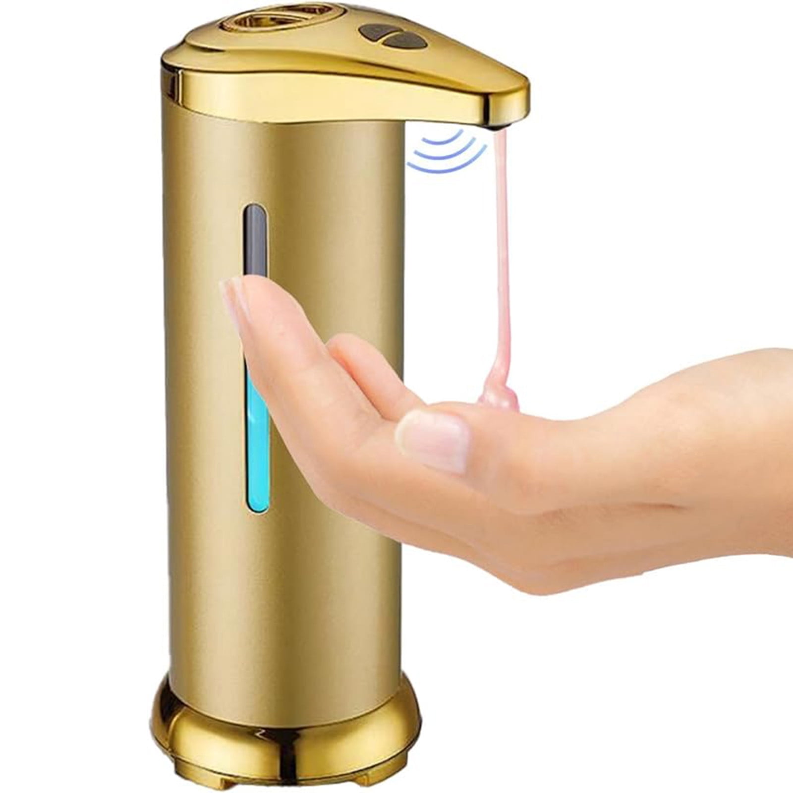 Automatic Soap Dispenser, Stainless Steel Handfree Touchless, Easy to Use, Battery Operated Touchless, Sensor Dispenser for Bathroom Kitchen Hand Lotion