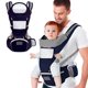 thumbnail image 1 of Canguro Porta bebe Mochila Multifuncional con asiento Color Azul Marino, 1 of 6