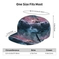 thumbnail image 4 of Hirioo Boat Lighthouse Storm Waves for Baseball Cap Men Cap Flat Brim for Men Women Teens Adjustable Baseball Cap, 4 of 7