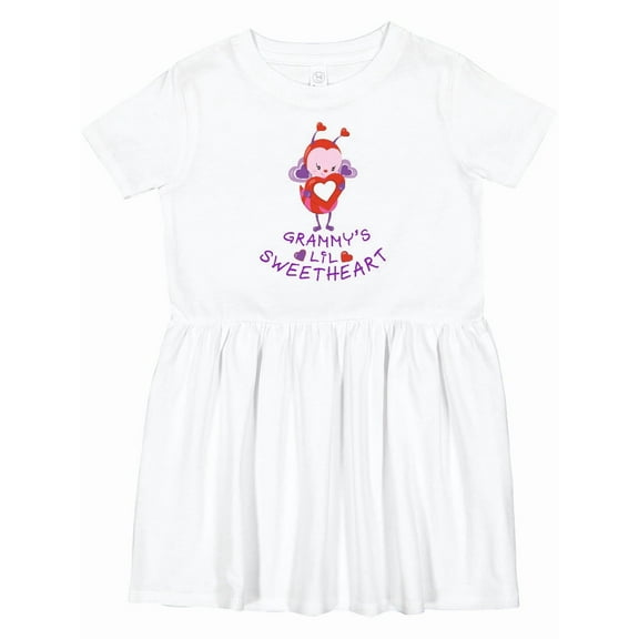 Inktastic Grammy's Lil Sweetheart Girls Toddler Dress