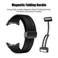 thumbnail image 3 of BXUXOHS Magnetic Clasp Band Compatible with Google Pixel Watch 2/1, Soft Silicone Sport Adjustable Watch Bands Replacement Watch Strap for Google Pixel Watch Wristbands Women Men, 3 of 11