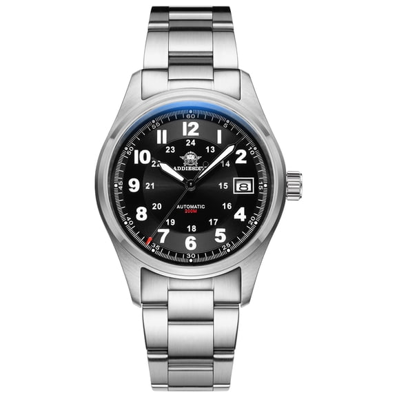ADDIESDIVE Men's Automatic Diver Watch 200m, Japanese NH35A Movement, Sapphire Crystal, BGW9 Luminous, 39mm Luxury Stainless Steel Watch