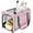 Pink, variant on Cat Carrier 20lbs Top Open/Soft Sided Small Pet Dog Travel Carrying Crate/Collapsible Puppy Transport Carry Bag/Sturdy Pet Cages Chihuahuas Mini Dog 10lbs Pink