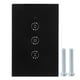 thumbnail image 1 of Interruptor de cortina WiFi 10A, Control remoto, interruptor de cortina táctil, Control por voz, EE. UU. 95-250V/AC, 1 of 10