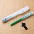 thumbnail image 2 of Muji Knock Type Highlighter Orange Refill (Green), 2 of 2