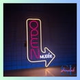 thumbnail image 3 of Shinelab Open Direction Neon Sign, Open Welcome Wall Art Light, Bar Club Home Wall Decor 01263, 3 of 4