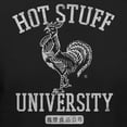 thumbnail image 2 of Teelocity Men's Sriracha Hot Stuff University Hot Sauce Black Relaxed Fit Short Sleeve Graphic T-Shirt, 2 of 3