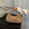 thumbnail image 3 of Bolso pequeño con cadena popular para mujer, nuevo bolso bandolera de hombro combinable con todo, versión coreana, para invierno de 2025., 3 of 5