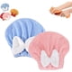 thumbnail image 1 of wonima11 Microfiber Hair Drying Caps, 2025 New Super Absorbent Hair Towel Wrap for Wet Hair, Soft Absorbent Quick Drying Cap, Extrame Soft & Ultra Absorbent for All Types of Hair (Blue+Pink), 1 of 1