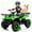 Green, variant on 24V Ride on Car, Kids ATV Quad with Bluetooth Music w/Storage Racs, Anti-Slip Tires, 160W Motors, Crash Bars, Power Display, LED Lights & Bluetooth, 24 Volt Ride on Toys for Toddlers Ages 3+, Black