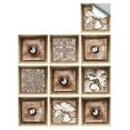 thumbnail image 3 of wall adhesive tile flower pattern wall tile mural tile decor wall tile sticker vinyl flower wall tile, 3 of 9