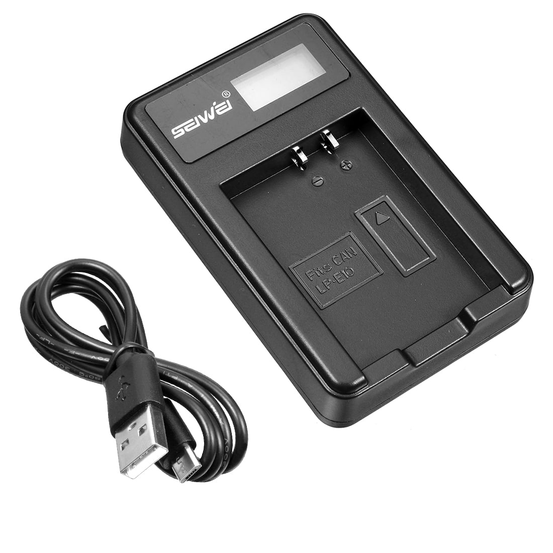 Unique Bargains Smart Battery Charger LCD Single Slot for LPE10