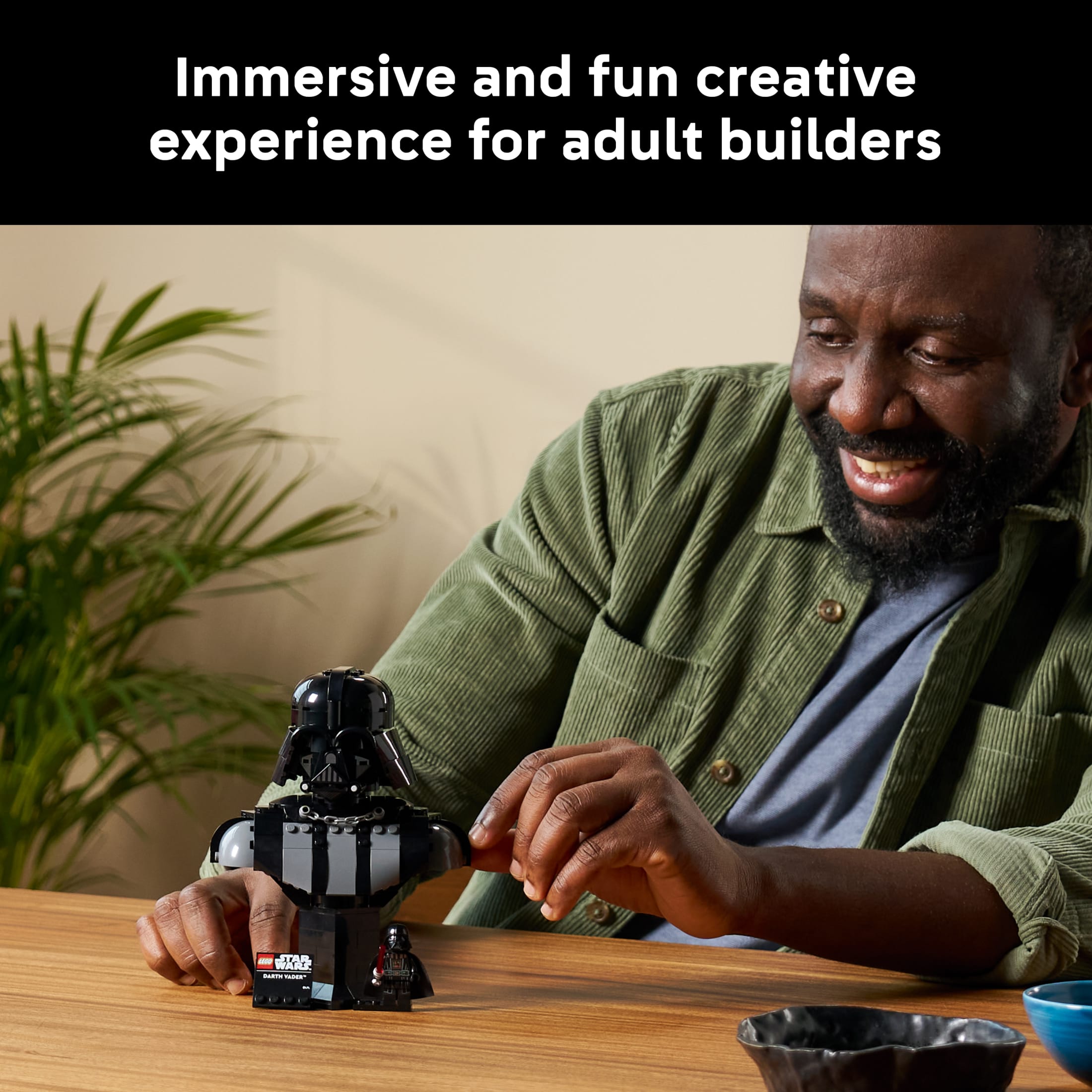 LEGO Star Wars Busto de Darth Vader - Set de Construcción Coleccionable para Adultos, Mayores de 18 - Idea de Regalo de Cumpleaños - Con Minifigura de Darth Vader - Decoración para Dormitorio o Estantería - 75439 4