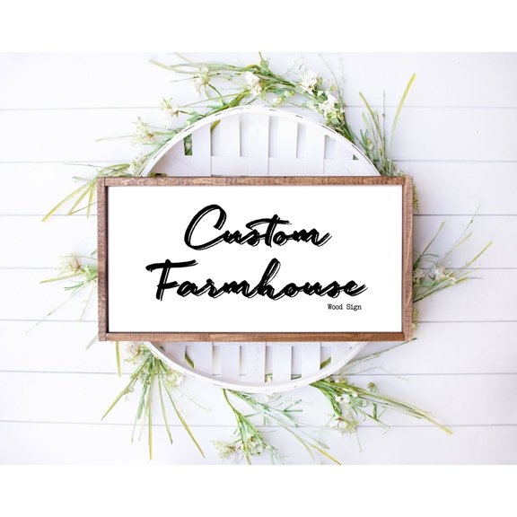 Home wall art Farmhouse wood signs