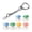 E, variant on 2-Pack Modular Keyboard Toy — Shape-Changeable Keyboard Clicker Keychain, 2 Stickers to Match | Relieve Anxiety for Adults at Work Sch00l Travel Home