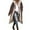 Coffee, variant on Women's Reversible Teddy Long Coat â Oversized Shearling Zip-Up Hooded Jacket with Pockets, 2025 Winter Casual Outerwear