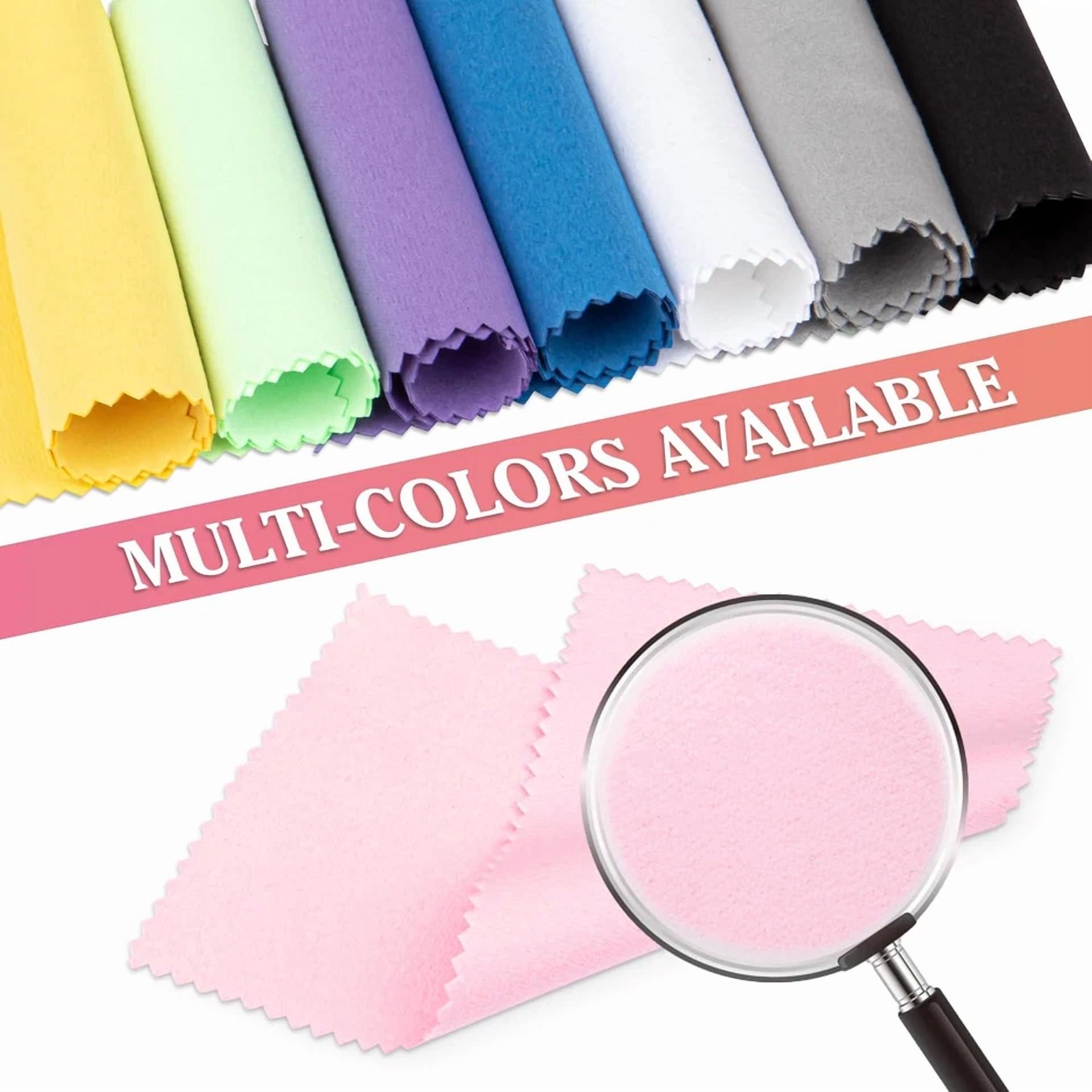 BUTTERFLY- 8X16Cm Jewelry Cleaning Cloth - 30 Pcs Individually Wrapped Silver Polishing Clo