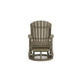 thumbnail image 4 of Signature Design by Ashley Hyland wave Outdoor Swivel Glider Chair, Driftwood, 4 of 7
