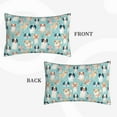 thumbnail image 2 of Fuzoiu Colorful Dog Print Fuzzy Pillowcases, Super Soft Pillow Case Cover with Zipper for Bedroom, Sofa, Couch,Cozy Pillow Shams for All Seasons-16"x24", 2 of 6