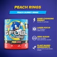 thumbnail image 4 of G Fuel Sonic Energy Powder, Sugar Free, Clean Caffeine Focus Supplement, Water Mix, Peach Ring Candy Flavor, Focus Amino, Vitamin + Antioxidants Blend - 9.8 oz (40 Servings), 4 of 5