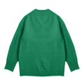 thumbnail image 5 of NMMUED Sweaters for Women Pullover Sweaters for Women V Neck Sweaters for Women Knit Sweater for Women, Green L, 5 of 8
