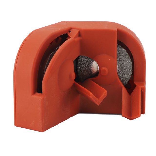 Portable Drill Bit Sharpening Tool, Durable Orange Drill Bit Sharpener for Carbide Drill Bits