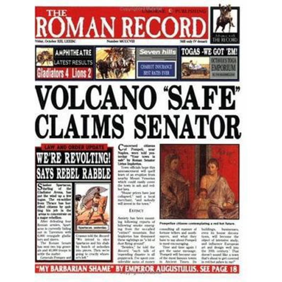 Pre-Owned The Roman Record: Hot News from the Swirling Mists of Time (Newspaper Histories Series) (Paperback) 0746027532 9780746027530