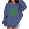 thumbnail image 2 of Otqutp Kids Crewneck Sweatshirt Girls Thin Pullover Sweatshirts St Patricks Day Casual Long Sleeved Shirt Teens Shamrock Print Tops, 2 of 8