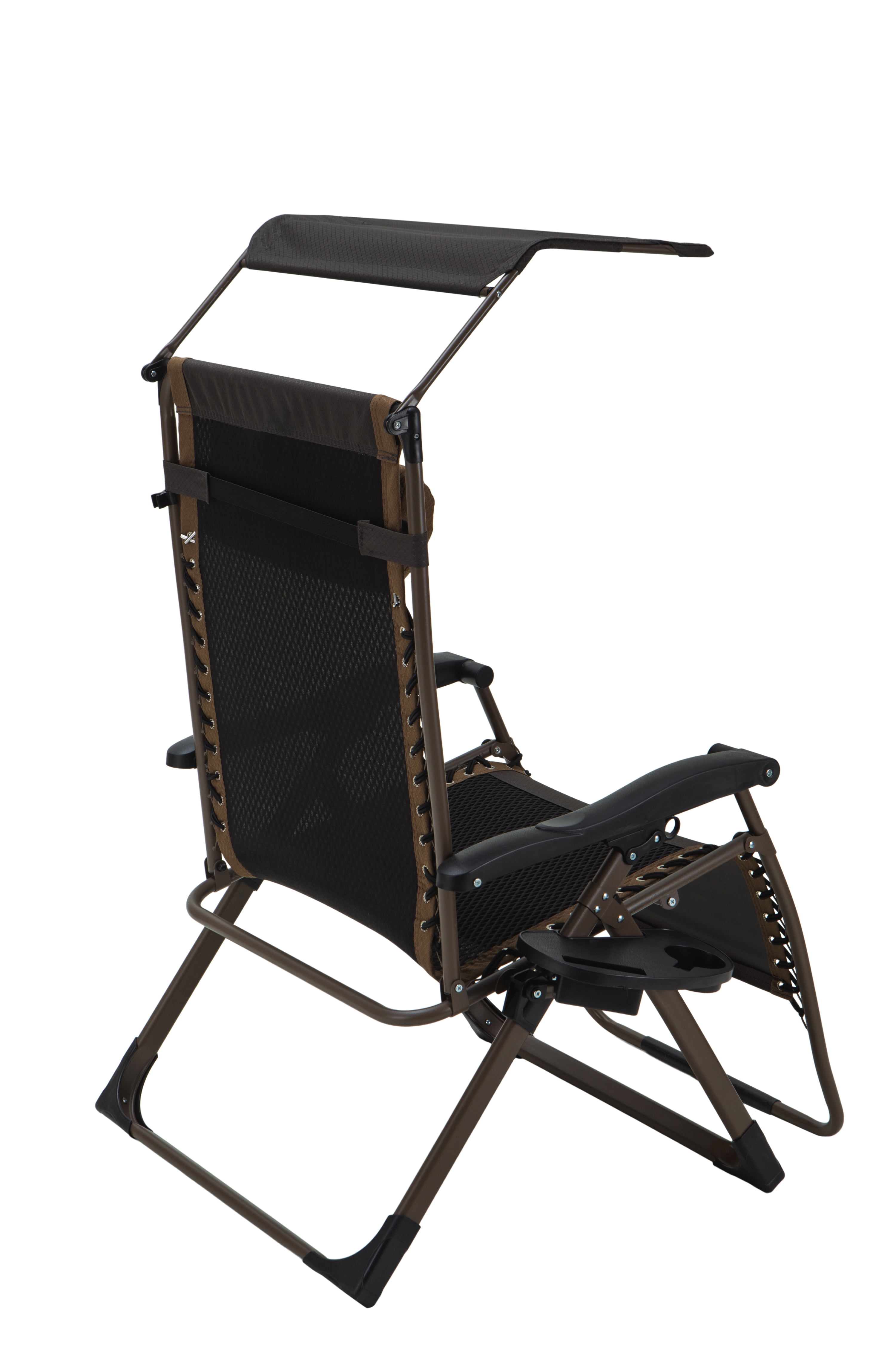 Yoli Zero Gravity XL Shade Folding Chair 2-Pack, Brown