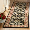 thumbnail image 4 of SAFAVIEH Heritage Lancaster Traditional Wool Area Rug, Black/Red, 2' x 3', 4 of 11