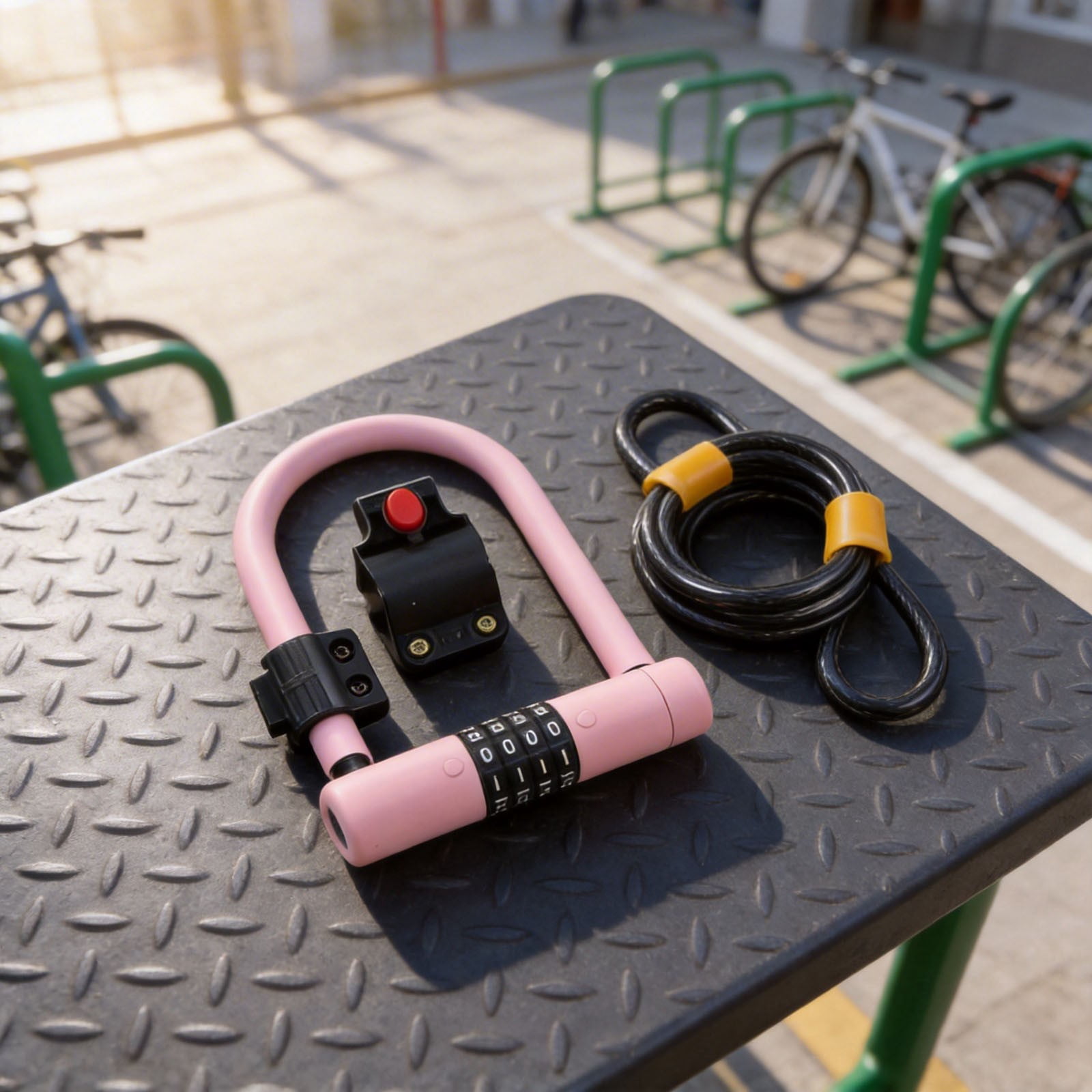 high security bike lock heavy duty bike bicycle wheel lock scooter u lock