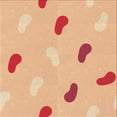 thumbnail image 1 of Ahgly Company Machine Washable Indoor Square Transitional Pastel Orange Area Rugs, 4' Square, 1 of 7