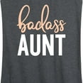 thumbnail image 3 of Instant Message - Badass Aunt - Women's Racerback Tank Top, 3 of 6
