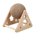thumbnail image 2 of koolsoo Cat Scratching Ball for Indoor Cats Furniture Protector Rotatable with Stand B, 2 of 9