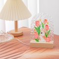 thumbnail image 5 of xjwjuw DIY Water Ripple LED Night Light, Acrylic Flower Ambient Light, USB Powered, Soft Warm Light, Children's Day Gift, for Bedroom, Desktop Decor, Kids' Room, Creative Activity, 5 of 6