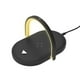 thumbnail image 1 of Cargador inalámbrico rápido de 10 W, lámpara LED de escritorio, soporte para teléfono, recargable por USB, táctil Negro, 1 of 9