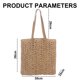 thumbnail image 2 of Bolso de hombro grande tejido a mano para mujer, bolso de paja, bolso de playa de verano, 2 of 6