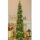 thumbnail image 1 of Árbol de Navidad SINTENILL desplegable de 6 pies con 100 luces LED de color verde, 1 of 9