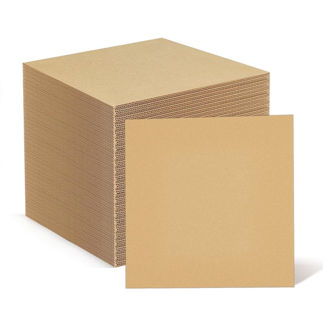 Láminas de cartón corrugado YzTree de 12 x 12 pulgadas (paquete de 50)