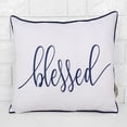 thumbnail image 5 of Vargottam Embroidered Blessed Lumbar Decorative Throw Pillow Cover Lumbar Pillow Cover Farmhouse 12x20 Inches, 5 of 8