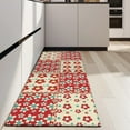 thumbnail image 4 of Pioneer Flower Floral Print Pattern Kitchen Rug Mat,Kitchen Runner Rugs Non Skid Washable,Decorative Kitchen Floor Mats for Kitchen,Sink,Laundry,17"X47", 4 of 5