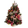 thumbnail image 3 of de Navidad Artificial de mesa con adornos festivos de luz, de Navidad para sala de estar de 18 pulgadas, decoración para jardín, porche y , Ciervo violeta Baoblaze árbol de vacaciones, 3 of 8