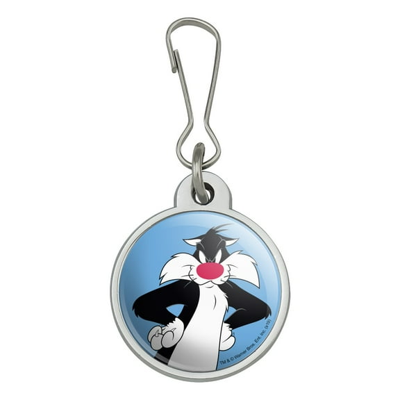 Looney Tunes Sylvester Jacket Handbag Purse Luggage Backpack Zipper Pull Charm