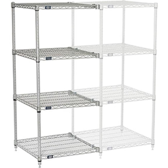 Nexelate Wire Shelving Add-On, 24 x 24 x 54 in.
