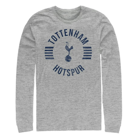 Tottenham Hotspur Football Club Men's Team Striped Logo Long Sleeve