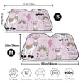 thumbnail image 3 of Balery No Drama Llama Windshield Sun Shade, Car Front Window Sunshade Cover ,Automotive Interior Portected Blocks Uv Rays For Car Pickup Truck Suv Accessories- Small, 3 of 7