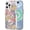 Clear-B, variant on Clear TPU Phone Case for iPhone 15 Pro Max Compatible with Magsafe, Cute Floral Design Shock Proof Heavy-Duty Protection for Women Girls